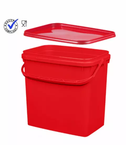 Rectangular pail with cover NORAH Plastics