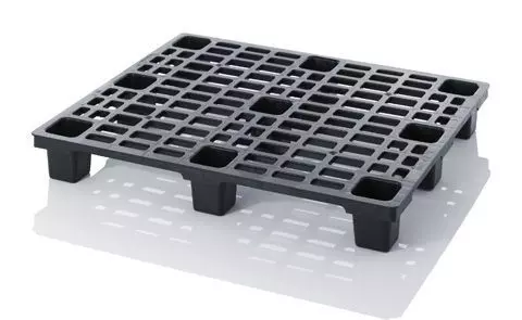 Pallet Plastic Smooth Top 1200X1000X150 3 Runners Bottom Smooth