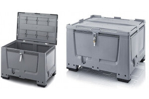 Pallet boxes with lock, the best choice against unauthorized opening