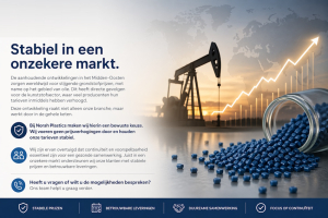 Prijsstabiliteit in een onrustige markt – wij verhogen niet