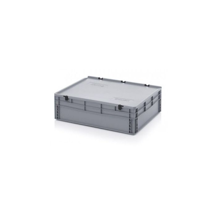 Euro size stacking containers with Lid, 80x60x22cm, capacity 87 liters, NORAH Plastics Euro size stacking containers with Lid, 80x60x22cm, capacity 87 liters, NORAH Plastics