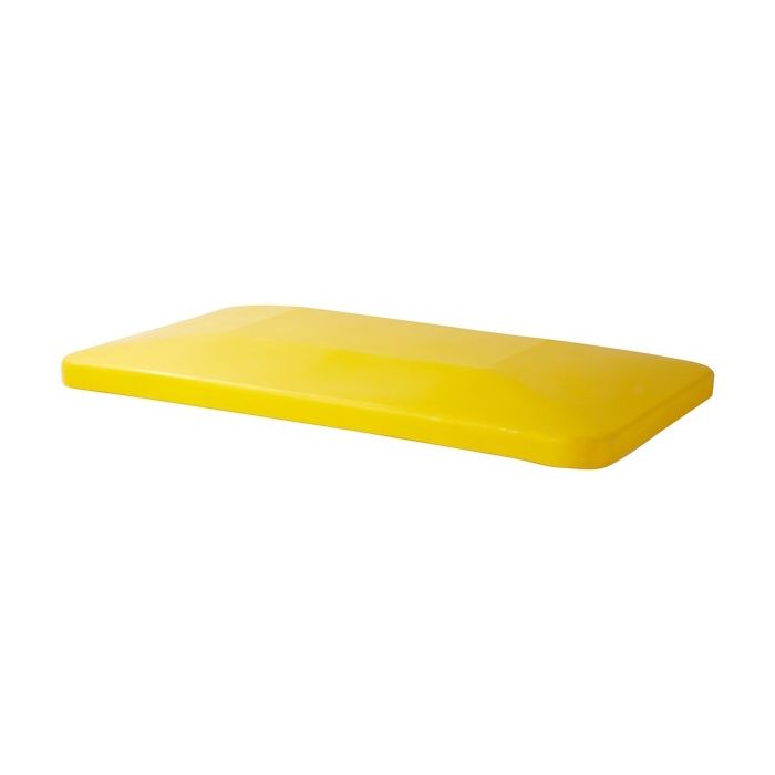 Yellow lid suitable for transport cart 450 litres, NORAH Plastics