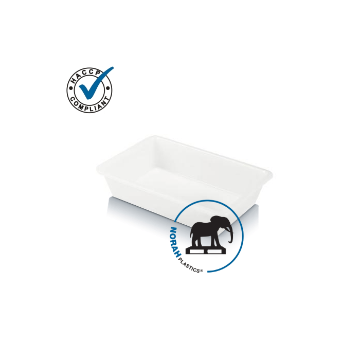 Nestbak 51x34,5x12cm, inhoud 12 liter, glad design, NORAH Plastics Nestbak 51x34,5x12cm, inhoud 12 liter, glad design, NORAH Plastics