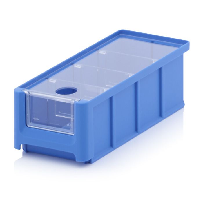 Storage Linbin 21,5X10X7,5cm, capacity 1.08 liters with insert window, lid and 3 dividers, NORAH Plastics Storage Linbin 21,5X10X7,5cm, capacity 1.08 liters with insert window, lid and 3 dividers, NORAH Plastics