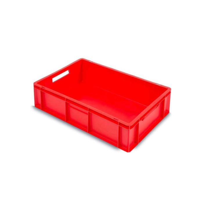 Red Stackable, Stackable Bins, 60x40x17cm, 33 liters, Closed made of plastic PP, NORAH Plastics