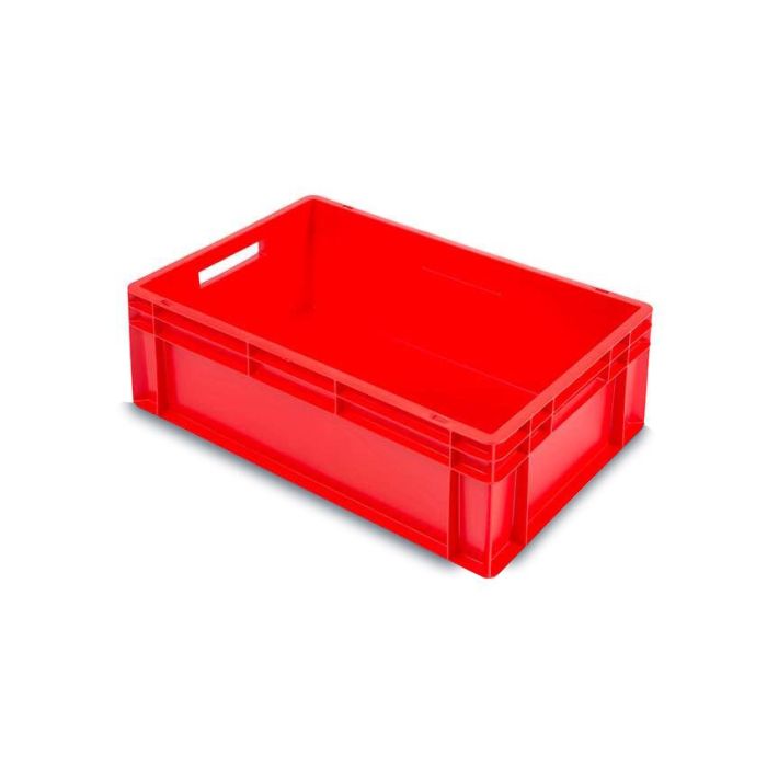 Red Stacking bin, 60x40x22cm, capacity 45 liters, NORAH Plastics