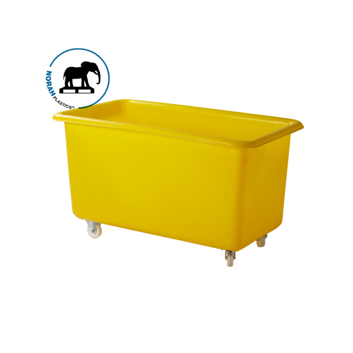 Bulk Cart, 450 liter, Yellow, NORAH Plastics