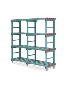 Cold store shelving 180 x 40x x182cm, Durable Storage Systems, NORAH Plastics