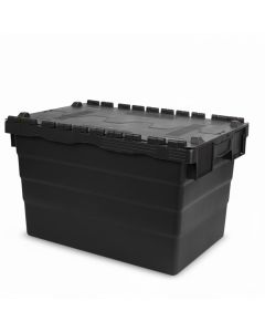 Distribution bin, 60x40x36.5cm, Black Capacity 68 liters, NORAH Plastics