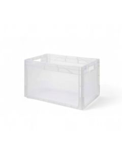 Clear stackable box, 600x400x420mm, Capacity 75 liters, NORAH Plastics