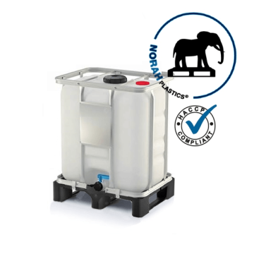 Mini IBC container, 80x60x100cm, capacity 300 liters