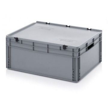 Food Grade Storage Boxes with Lid, Euro Size, NORAH Plastics