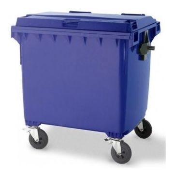 Wheelie bin 4 wheels, capacity 1100 liters