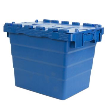 Bin with hinged lid 40x30x32cm, capacity 27 liters
