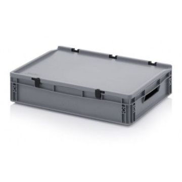 Stacking bin with lid 60x40x13,5cm, capacity 24 liters, NORAH Plastics