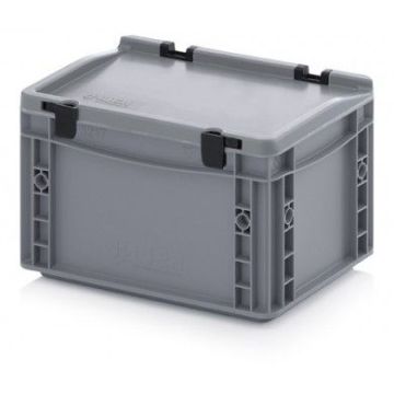 Stacking bin with lid 30x20x18,5cm, capacity 7,57 liters, NORAH Plastics