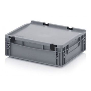 Stacking bin with lid 40x30x13,5cm, capacity 10 liters, NORAH Plastics