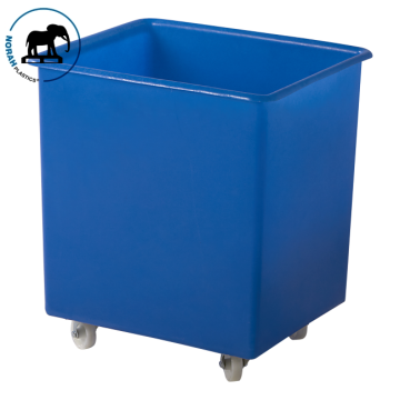 Transport cart 64x54x69cm, capacity 135 litres, Blue, NORAH Plastics