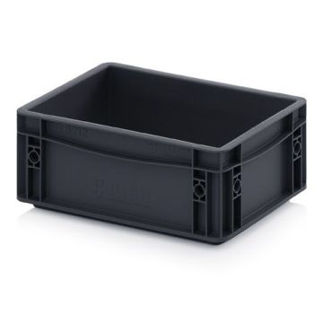 ESD stacking bin 30x20x12cm, capacity 5,3 liters
