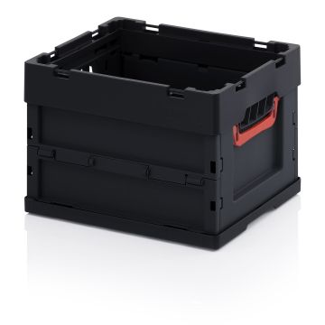 Folding esd bin 40x30x27cm, capacity 21 liters