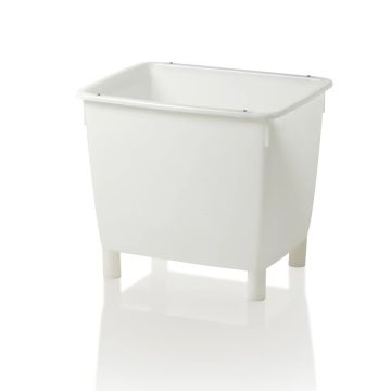 Large container 79x60,5x68cm, capacity 210 litres, smooth design, HDPE, NORAH Plastics