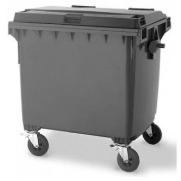 Wheelie bin 4 wheels, capacity 1100 liters