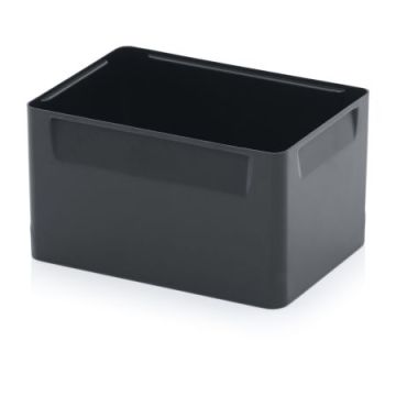 Insert bin 1/4 for stacking bins 60x40 cm
