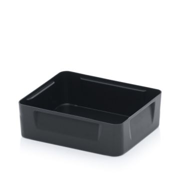 Insert tray 1/8 dimension 18x14x5cm for stacking bins 60x40cm
