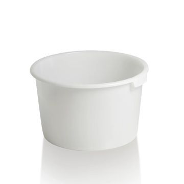 Food Tub 65 liters, white for food processing, NORAH Plastics