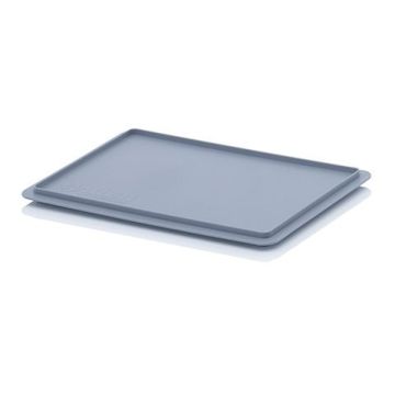 Flat lid for stackable bins 30 x 20 cm, PP, NORAH Plastics