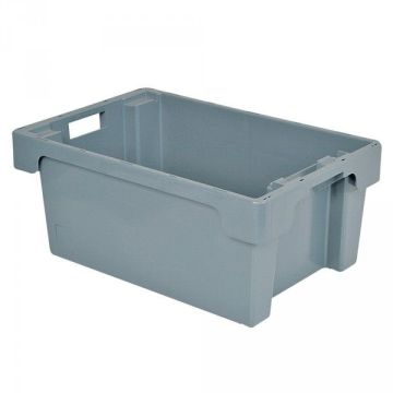 Stack and nesting bin 60x40x20cm, capacity 32 liters, NORAH Plastics