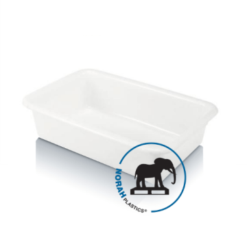 Nesting bin 61x44x15cm, capacity 25 liters, smooth design, NORAH Plastics