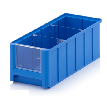 Linbin 32,5x15x12,5 cm, capacity 4,5 liters with 2 dividers and inset window 