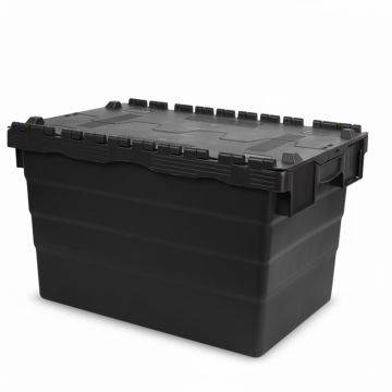 Distribution bin, 60x40x36.5cm, Black Capacity 68 liters, NORAH Plastics