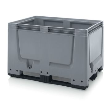 Palletbox 120x80x79cm, 3 skids, capacity 535 liters