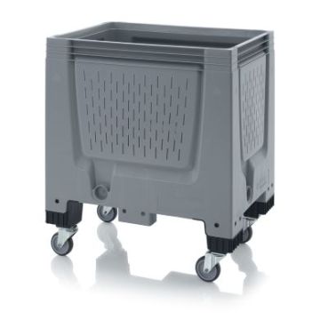 Wheeled Palletbox 80x60x93cm, 4 wheels, capacity 250 liters, NORAH Plastics