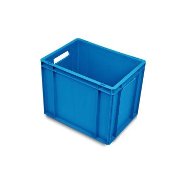 Stackable bins, 40x30x32cm, Blue, PP, NORAH-Plastics