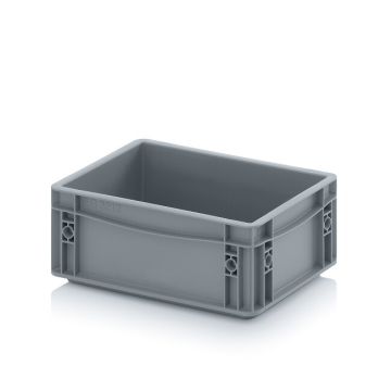 Stacking Bin, 30x20x12cm, Grey - Basic Line - NORAH Plastics