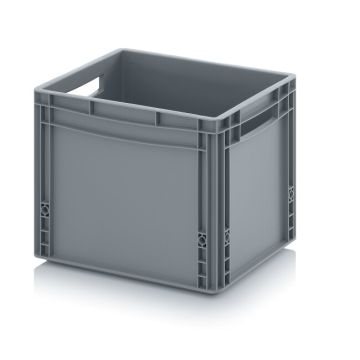 Stacking Totes, Basic Line, Grey, NORAH Plastics