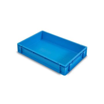 Stacking bin 60x40x12cm, capacity 20 liters, blue, Capacity 20 ,liters, NORAH Plastics