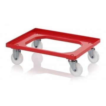 Dollie with 2 swivel, 2 stainless steel and nylon castors