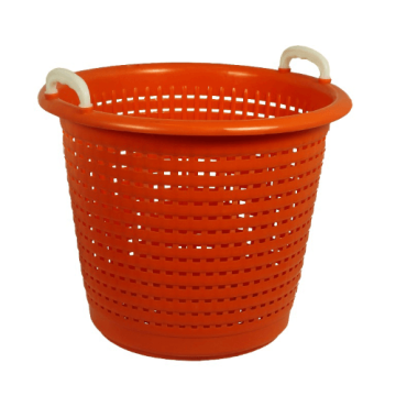 Fishing, Industry basket 58 liter heavy duty, Orange, NORAH Plastics