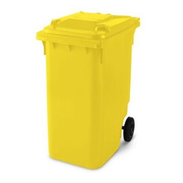 Waste bin 2 wheels, capacity 360 liters