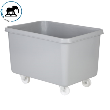 Wash Cart, Grey, 340 Liter, NORAH Plastics