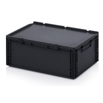 zwarte bakken met deksel