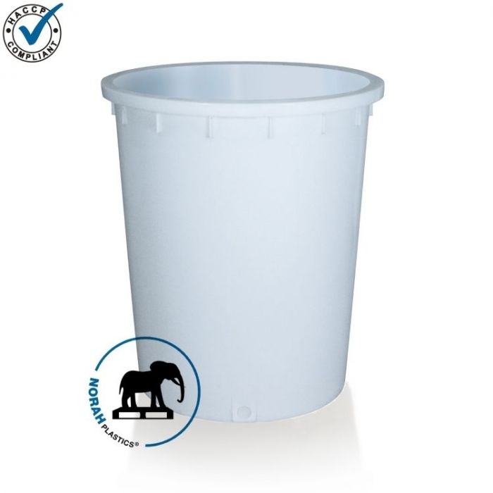 Plastic Barrels: White Production Barrels HDPE » Plastic Containers Shop ®
