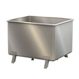 Stainless steel container on legs, 450 Liters | Norah.nl