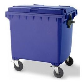 Wheelie bin 4 wheels, capacity 1100 liters