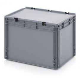 Stacking Box with lid 60x40x43,5cm, capacity 88 liters, NORAH Plastics