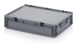 Stacking bin with lid 60x40x13,5cm, capacity 24 liters, NORAH Plastics